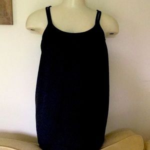 Athleta crisscross Energise Slouch tank with bra